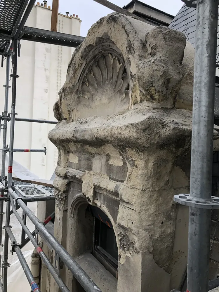 moisissures façade